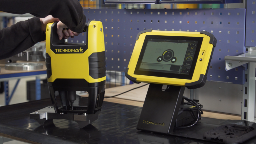 Handhållen nålpräglingsmaskin